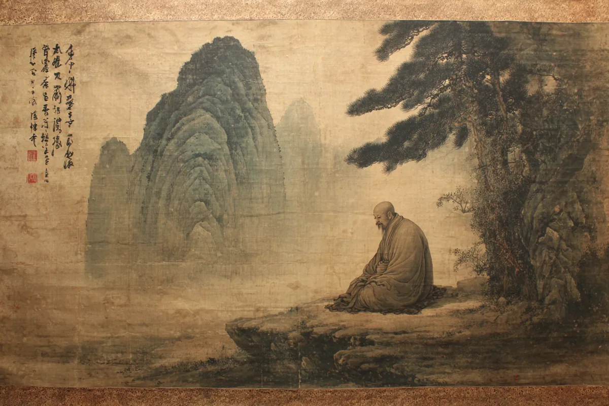 Quẻ Cấn — Trùng Cấn — Cấn vi Sơn, minh họa Song scroll