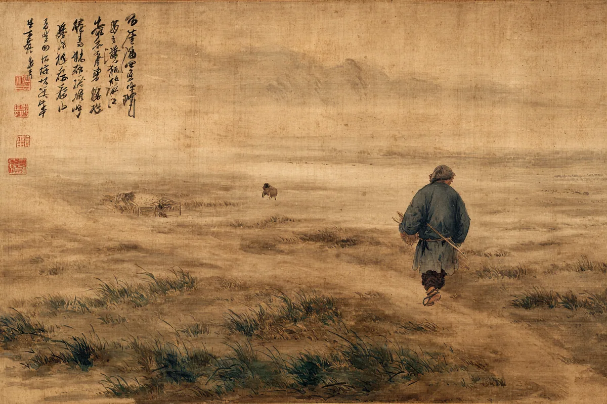 Quẻ Khôn — Thuần Khôn — Khôn vi Địa, minh họa Song scroll
